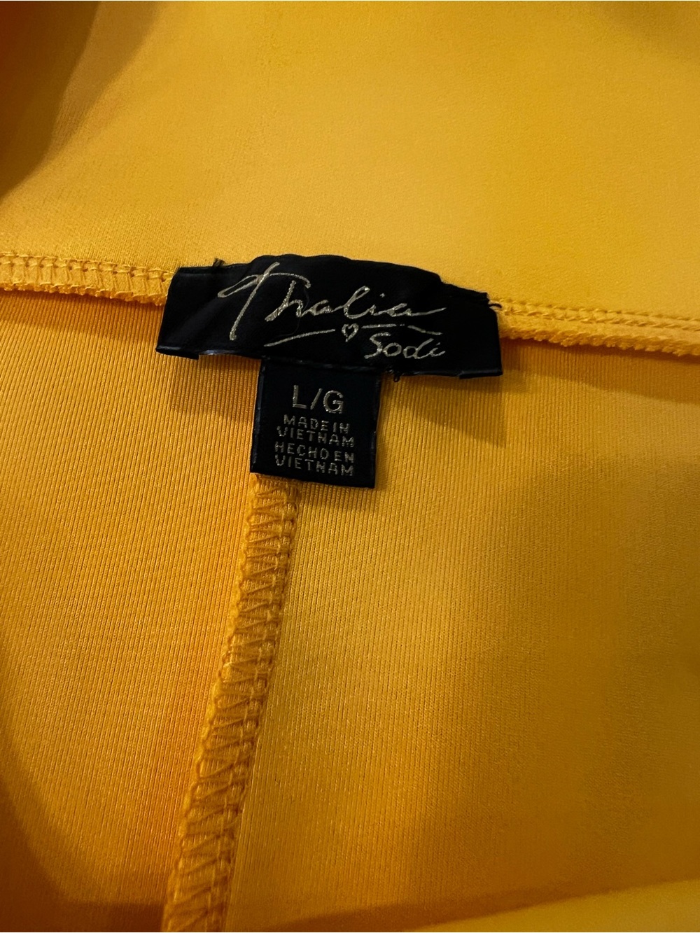 Thalia Sodi Bright Yellow Pencil Skirt - Picture 7 of 7